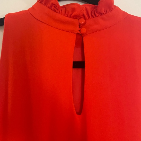 Elliatt Sonnet Ruffled Trapeze Swing Red Dress Size Small in great condition - Picture 4 of 7